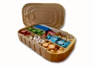 Conservas Storage Can and Coin Set — 5