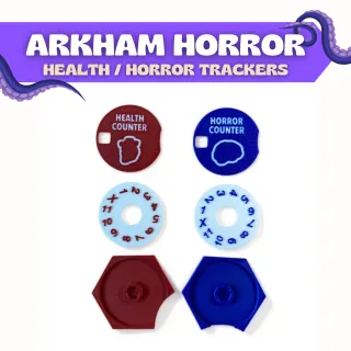 Arkham Horror LCG Health and Horror Trackers — 6