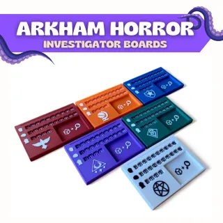 Arkham Horror LCG Investigator Boards — 8