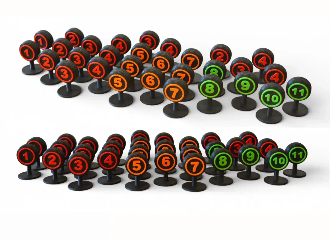 Heat: Pedal to the Metal Speed Tokens