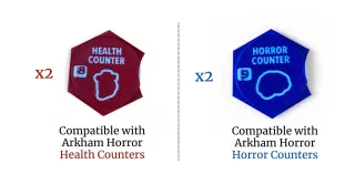 Arkham Horror LCG Health and Horror Trackers — 5