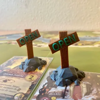 Everdell Open Sign Set — 4