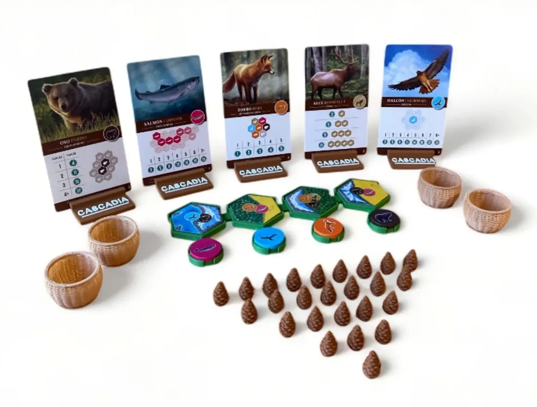 Cascadia Wildlife Token Set
